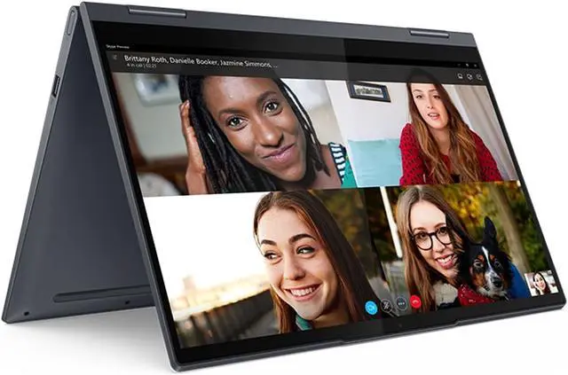 Alt view image 6 of 7 - Lenovo Yoga 7i 2-in-1, 14" IPS FHD Touch Display, Intel Core i7-1165G7 Upto 4.7GHz, 12GB RAM, 2TB NVMe SSD, Thunderbolt, Wi-Fi, Bluetooth, Windows 10 Pro