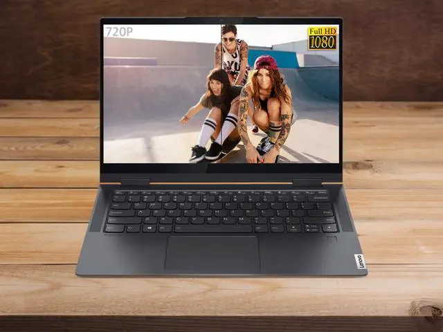 Alt view image 2 of 7 - Lenovo Yoga 7i 2-in-1, 14" IPS FHD Touch Display, Intel Core i7-1165G7 Upto 4.7GHz, 12GB RAM, 2TB NVMe SSD, Thunderbolt, Wi-Fi, Bluetooth, Windows 10 Pro