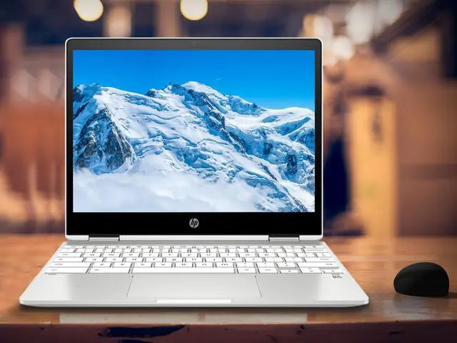 Alt view image 4 of 6 - HP 14b Chromebook, 14" HD Touch Display, Intel Celeron N4000 Upto 2.6GHz, 4GB RAM, 32GB eMMC, Displayport via USB-C, Card Reader, Wi-Fi, Bluetooth, Chrome OS (7NV95UA)