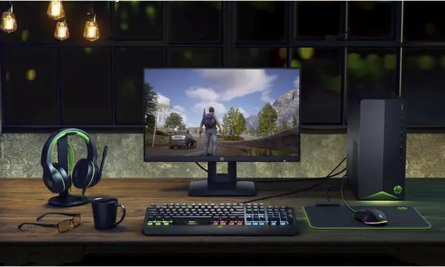 Alt view image 7 of 7 - HP Pavilion TG01 Gaming Desktop, AMD Ryzen 5 5600G Upto 4.4GHz, 16GB RAM, 2TB NVMe SSD, AMD Radeon RX 5500, HDMI, VGA, Card Reader, Wi-Fi, Bluetooth, Windows 10 Pro