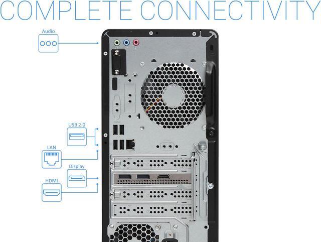 Alt view image 5 of 7 - HP Pavilion TG01 Gaming Desktop, AMD Ryzen 5 5600G Upto 4.4GHz, 32GB RAM, 1TB NVMe SSD, AMD Radeon RX 5500, HDMI, VGA, Card Reader, Wi-Fi, Bluetooth, Windows 10 Pro