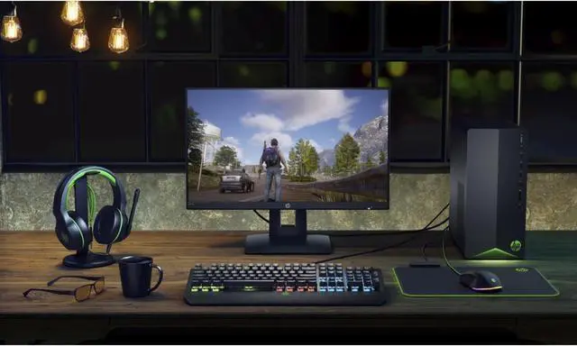Alt view image 7 of 7 - HP Pavilion TG01 Gaming Desktop, AMD Ryzen 5 5600G Upto 4.4GHz, 32GB RAM, 4TB NVMe SSD, AMD Radeon RX 5500, HDMI, VGA, Card Reader, Wi-Fi, Bluetooth, Windows 10 Pro