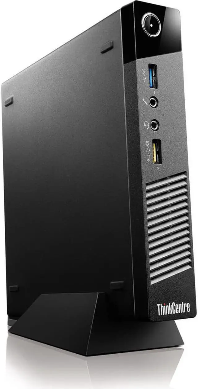 Alt view image 2 of 6 - Lenovo ThinkCentre M93p Tiny Desktop, Intel Core i5 Upto 3.6GHz, 8GB DDR3L, 240GB SSD, Wifi, Dual Monitor Capable, Windows 10 Professional 64Bit