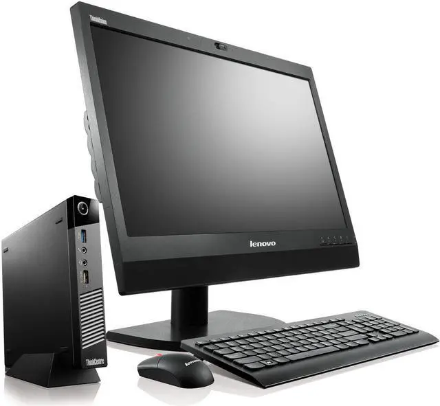 Alt view image 5 of 6 - Lenovo ThinkCentre M93p Tiny Desktop, Intel Core i5 Upto 3.6GHz, 8GB DDR3L, 240GB SSD, Wifi, Dual Monitor Capable, Windows 10 Professional 64Bit