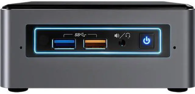 Alt view image 4 of 4 - Intel NUC NUC7i5BNH Mini PC/HTPC, Intel i5-7260U 3.4GHz, 8GB DDR4, Samsung 960 EVO NVMe 250GB SSD + 1TB HDD, Windows 10 Pro, Wifi, Bluetooth, 4k Support, Dual Monitor Capable