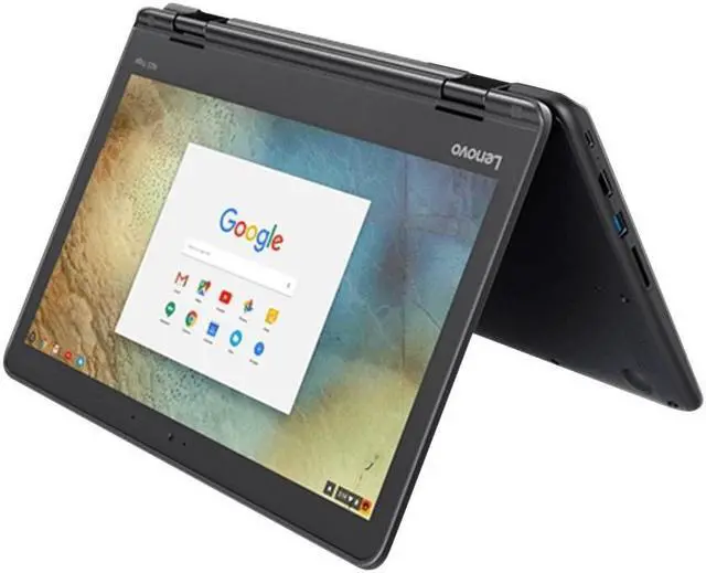 Main image of Lenovo N23 Yoga 11.6" IPS Multi-Touch 2-in-1 Chromebook, 4GB LPDDR3, 32GB eMMC Storage, Card Reader, Wifi, Bluetooth, Chrome OS