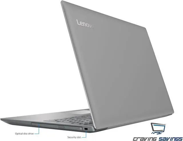 Alt view image 4 of 7 - Lenovo Ideapad 320 15.6" HD Notebook, AMD Quad-Core A12-9720P 2.7GHz Upto 3.6GHz, 8GB DDR4, 256GB SSD, AMD Radeon R7, Card Reader, DVD-RW, Wifi, Bluetooth, HDMI, Windows 10 Professional 64Bit
