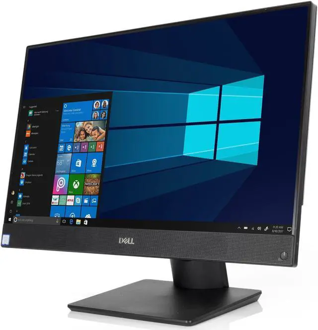Alt view image 4 of 6 - Dell Inspiron 5477 All-In-One PC, 23.8" FHD Touchscreen, Intel 6-Core i7-8700T Upto 4.0GHz, 8GB RAM, 256GB NVMe SSD + 1TB HDD, HDMI In, HDMI Out, Card Reader, Wi-Fi, Bluetooth, Windows 10 Pro