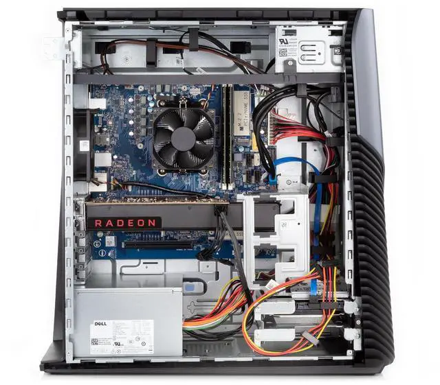 Alt view image 6 of 7 - Dell Inspiron 5676 Desktop, AMD Quad-Core Ryzen 5 1400 Upto 3.4GHz, 32GB RAM, 256GB SSD, AMD Radeon RX 570 4GB, HDMI, DisplayPort, Wi-Fi, Bluetooth, Windows 10 Pro