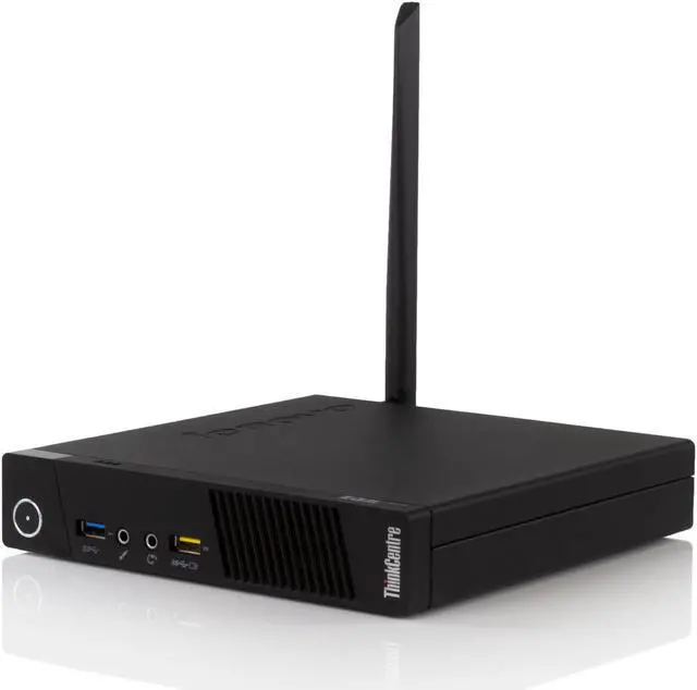 Alt view image 4 of 12 - Lenovo ThinkCentre M93p Tiny Desktop, Intel Dual-Core i5-4570T Upto 3.6GHz, 8GB RAM, 128GB SSD, DisplayPort, HDMI, VGA, LAN, Wi-Fi, Windows 10 Pro