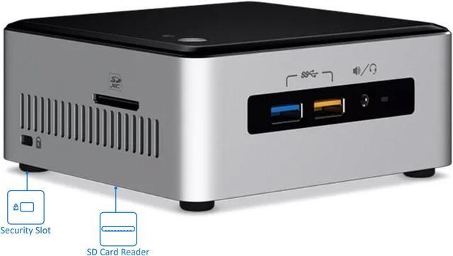 Alt view image 4 of 4 - Intel NUC6i5SYH Mini Desktop, Intel Dual-Core i5-6260U Upto 2.9GHz, 16GB RAM, 1TB SSD, MiniDP, HDMI, Card Reader, Wi-Fi, Bluetooth, Windows 10 Pro