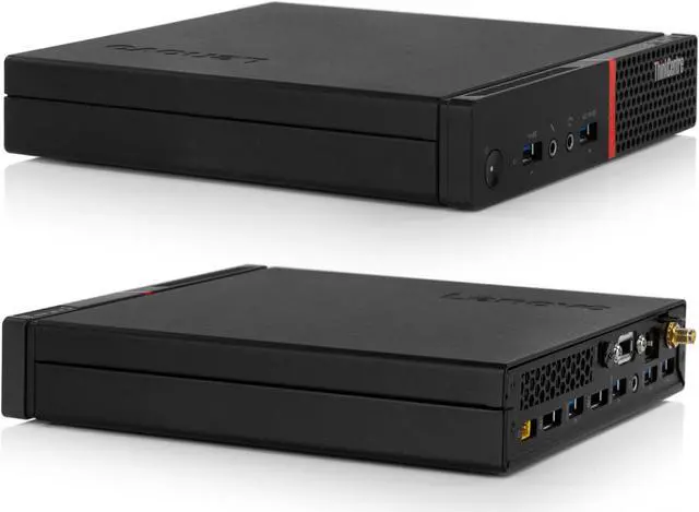 Alt view image 5 of 6 - Lenovo ThinkCentre M900 Mini PC, Intel Core i7-6700T Upto 3.6GHz, 8GB RAM, 256GB NVMe SSD + 1TB HDD, DisplayPort, Wi-Fi, Bluetooth, Windows 10 Pro
