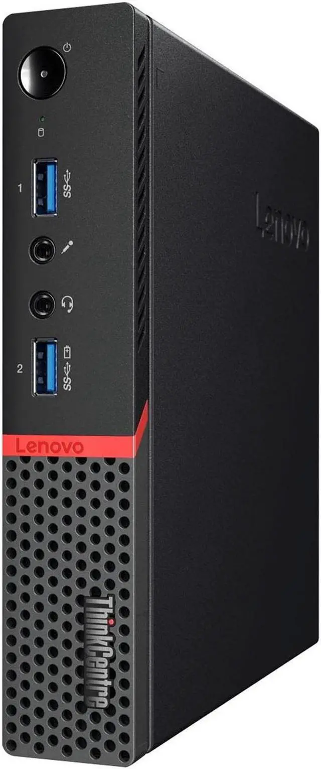 Alt view image 6 of 6 - Lenovo ThinkCentre M900 Mini PC, Intel Core i7-6700T Upto 3.6GHz, 8GB RAM, 256GB NVMe SSD + 1TB HDD, DisplayPort, Wi-Fi, Bluetooth, Windows 10 Pro
