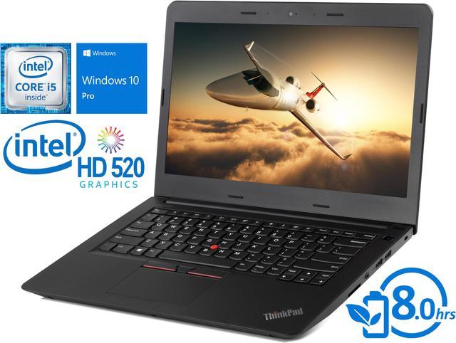 - Very Good: Lenovo ThinkPad 14" HD Display, Intel Core i5-6200U Upto 2.8GHz, 8GB RAM, 256GB SSD, HDMI, Card Reader, Wi-Fi, Bluetooth, Windows 10 Pro Laptops Notebooks -