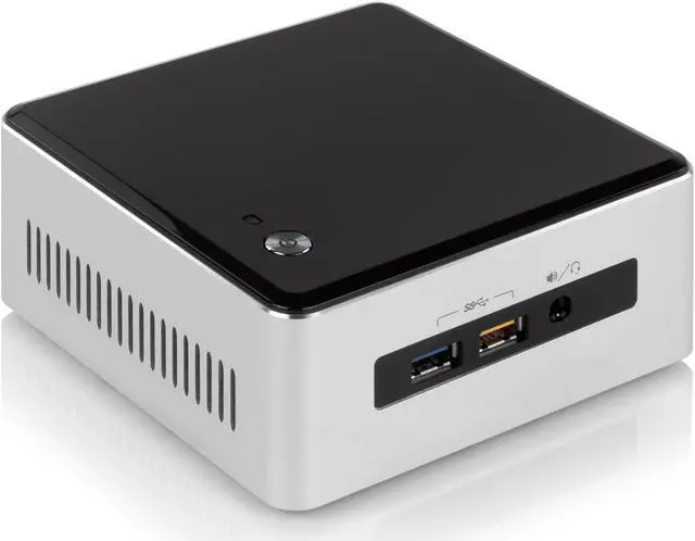 Alt view image 4 of 7 - Intel NUC5i3RYH Mini PC, Intel Core i3-5005U 2.0GHz, 8GB RAM, 2TB NVMe SSD + 1TB HDD, Mini DisplayPort, Mini HDMI, Wi-Fi, Bluetooth, Windows 10 Pro