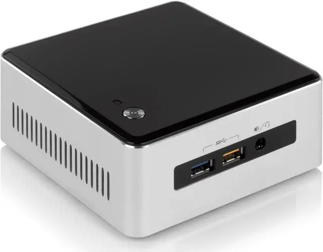 Alt view image 3 of 7 - Intel NUC5i3RYH Mini PC, Intel Core i3-5005U 2.0GHz, 4GB RAM, 512GB SSD, Mini DisplayPort, Mini HDMI, Wi-Fi, Bluetooth, Windows 10 Pro