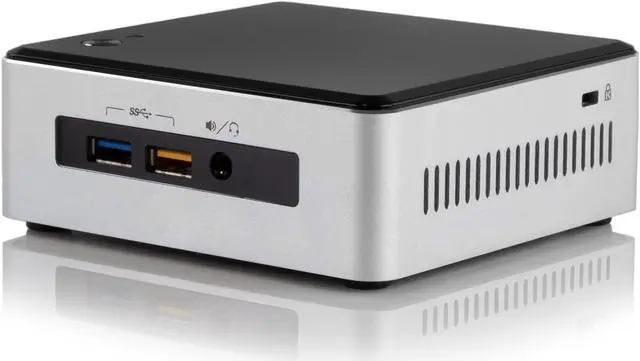 Alt view image 5 of 7 - Intel NUC5i3RYH Mini PC, Intel Core i3-5005U 2.0GHz, 8GB RAM, 128GB NVMe SSD + 1TB HDD, Mini DisplayPort, Mini HDMI, Wi-Fi, Bluetooth, Windows 10 Pro