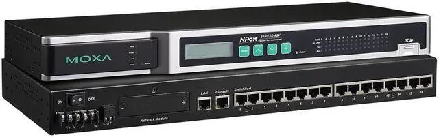 Alt view image 2 of 3 - NPort 6610-16 - 16 ports RS-232 secure device server