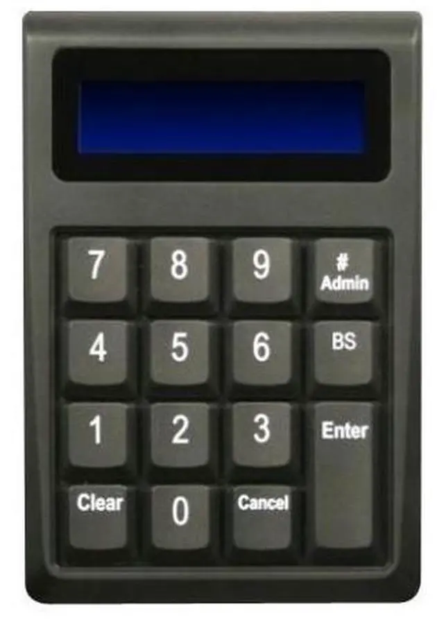 Main image of ID Tech Securekey 15-Key Pos Keyboard Black IDKE-504800BM