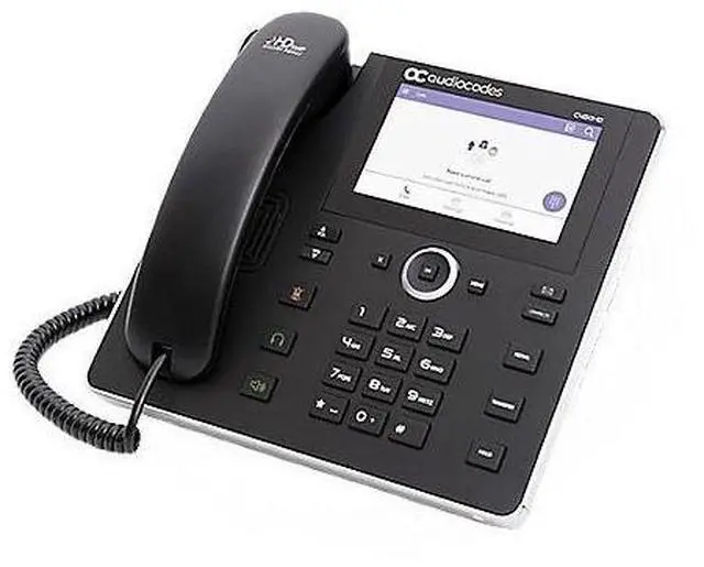 Main image of Audiocodes C455HD VoIP Phone With Caller ID Black TEAMS-C455HD