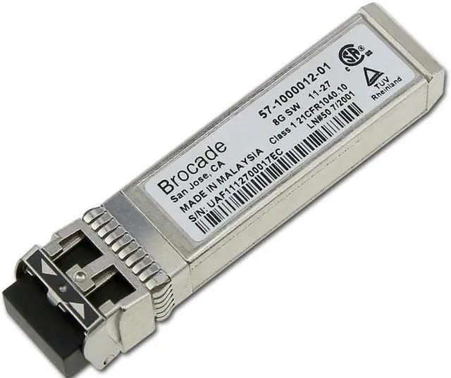 Main image of 8GB Brocade (8-Pack) Genuine Shortwave SFP+ SW 850NM Transceiver XBR-000148 57-1000012-01