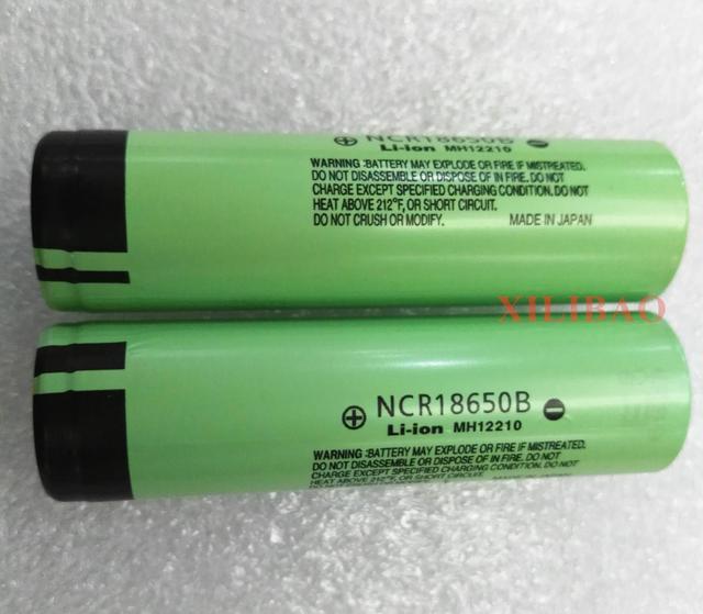 2x New Genuine Original Panasonic NCR18650B 3.7V 3400mAH Battery 