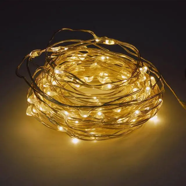 Main image of Fuji Labs 120L Mini LED 2-Meter 6-Strip Warm-Color Multi-Mode Battery Powered String Light