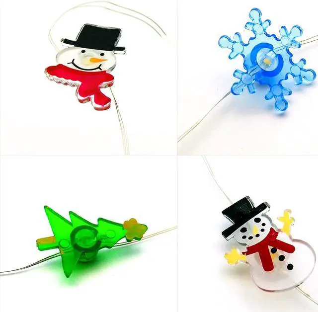 Alt view image 3 of 6 - Fuji Labs 20L Mini LED X'Mas String Light Assort (6-Pack) Battery Powered