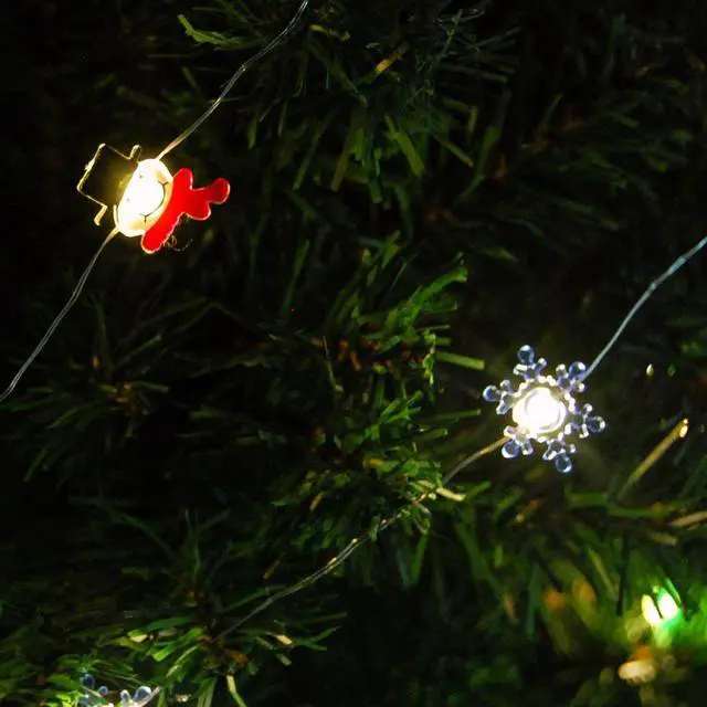 Alt view image 4 of 6 - Fuji Labs 20L Mini LED X'Mas String Light Assort (6-Pack) Battery Powered