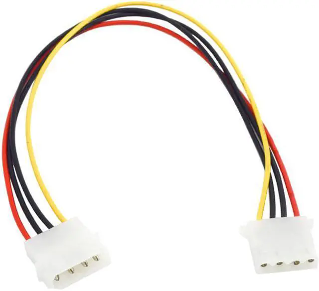 Alt view image 2 of 5 - Molex 4 Pin Power Extension Cable, IDE 4pin Male to Female PSU to Floppy,HDD,Case Fan Power Adapter, 12V/5V Supports,14 Inch,
