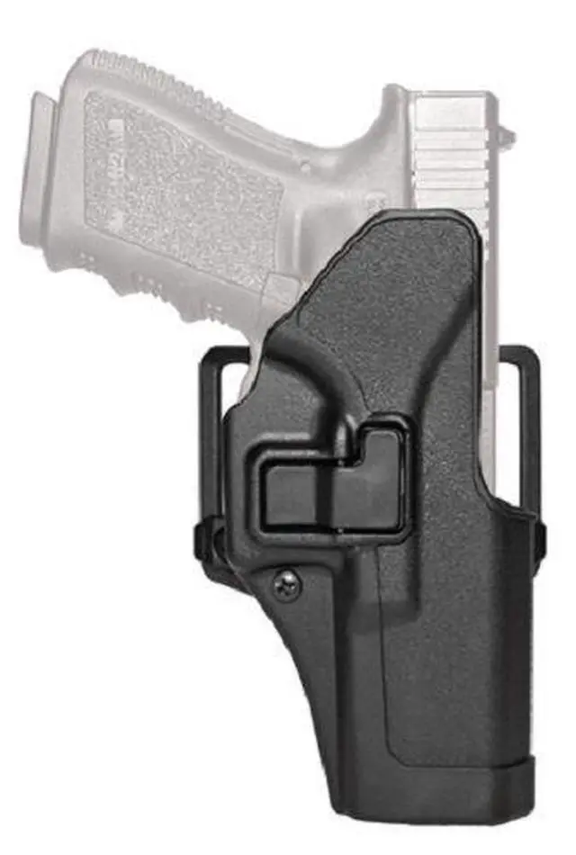 Alt view image 12 of 15 - BlackHawk 410503BK-R CQC Serpa Holster Black R/H Colt Government 1911 & Variants