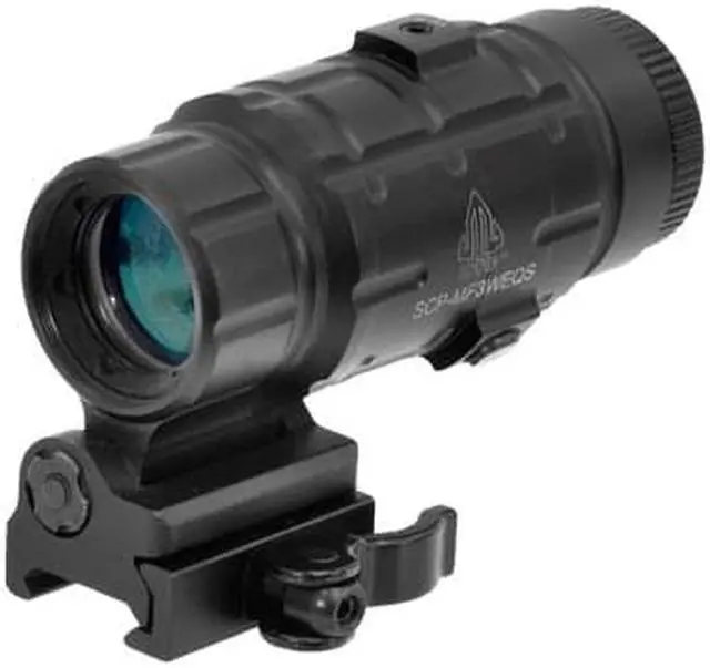 Alt view image 3 of 7 - UTG SCPMF3WEQS UTG 3X MAGNIFIER FLIP TO SIDE QD MOUNT