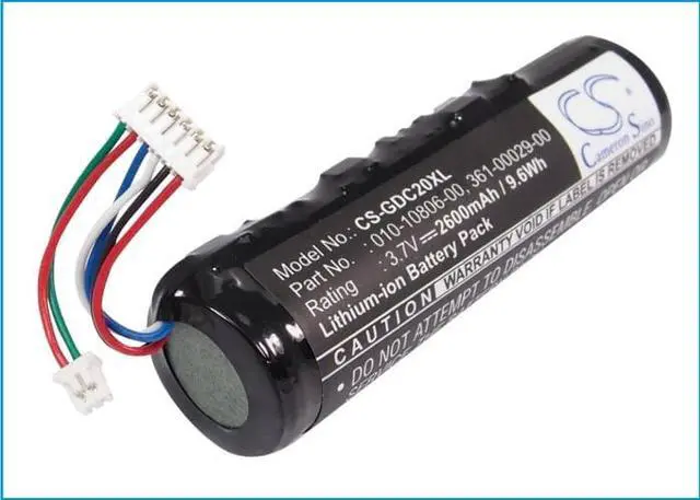 Alt view image 3 of 11 - 2600mAh Battery for Garmin DC20, DC30, DC40, Astro System DC20