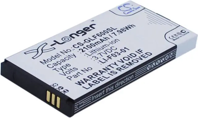 Alt view image 2 of 13 - Replacement GPS, Navigator Battery for Golf Buddy DSC-GB600, GB3-PT4