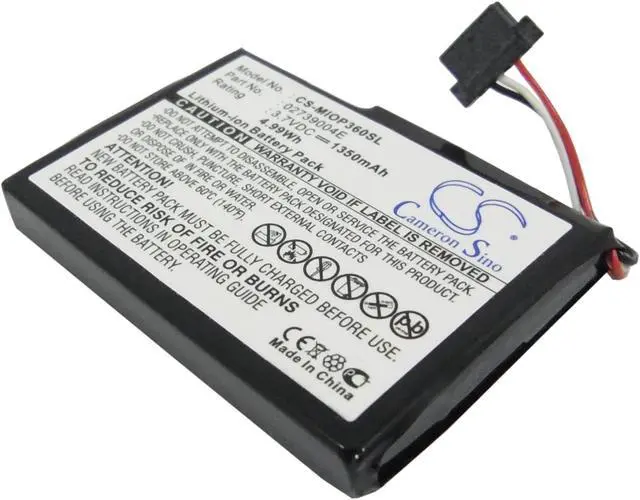 Alt view image 2 of 11 - 1350mAh E3MT07135211 Battery for Mitac Mio P360, Mio P560, Mio P560t, Mio P565, MICROMAXX MM95242