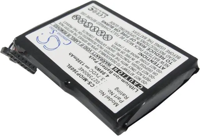 Alt view image 3 of 11 - 1350mAh E3MT07135211 Battery for Mitac Mio P360, Mio P560, Mio P560t, Mio P565, MICROMAXX MM95242