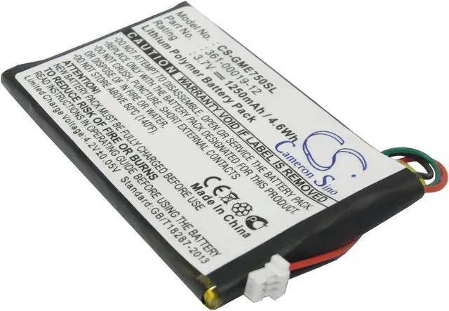 Main image of 1250mAh Battery for Garmin Edge 605, Edge 705, 361-00019-12 NEW