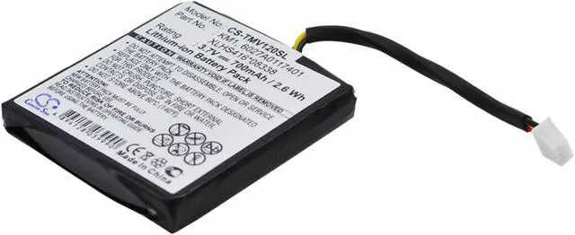 Alt view image 3 of 15 - 700mAh Battery for TomTom Via 120, 125, 1405TM, Live, Euro, 4EH44, KM1