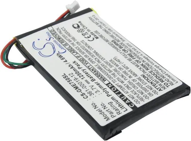 Alt view image 2 of 16 - 1250mAh Battery for Garmin Edge 605, Edge 705, 361-00019-12 NEW