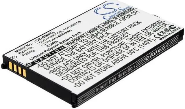 Alt view image 3 of 15 - 1400mAh Battery for Garmin iQue M5, 101056708, 010-10567-08 NEW