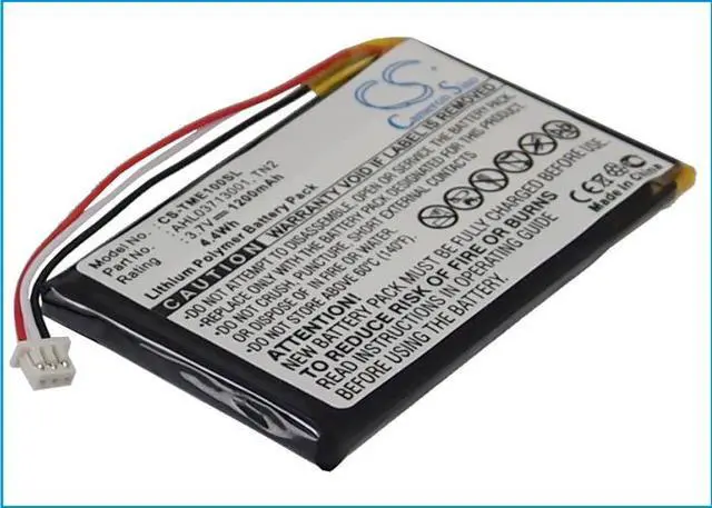 Main image of 1200mAh Battery for TomTom Eclipse, AVN4430, TNS410 (P/N AHL03713001, TN2)