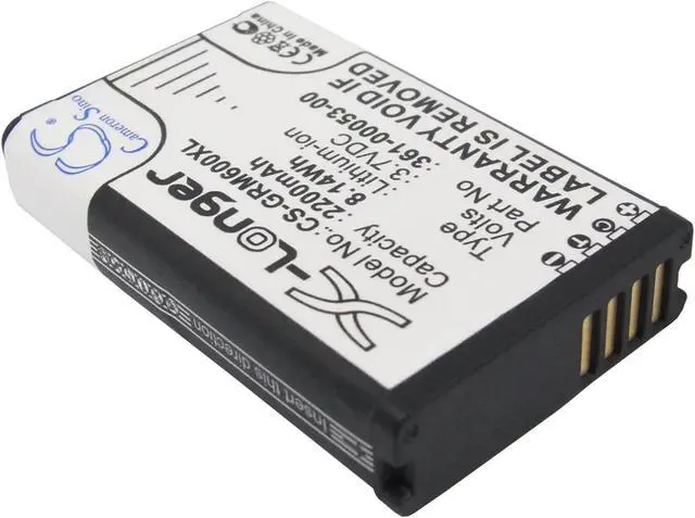Alt view image 4 of 10 - 2200mAh 361-00053-00 Extended Battery Garmin Alpha 100 handheld