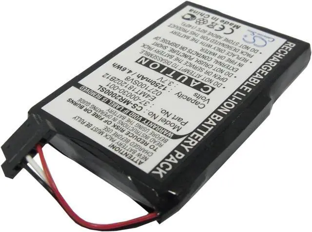 Alt view image 2 of 15 - 1250mAh Battery for GPS Magellan RoadMate 2000, 2200T, 2250T, Maestro 3100