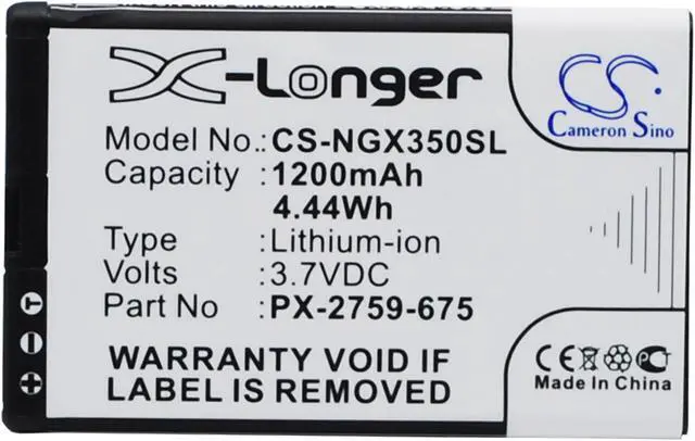 Main image of 1200mAh battery for NavGear Motorradnavi SLX-350 TourMate SLX-350