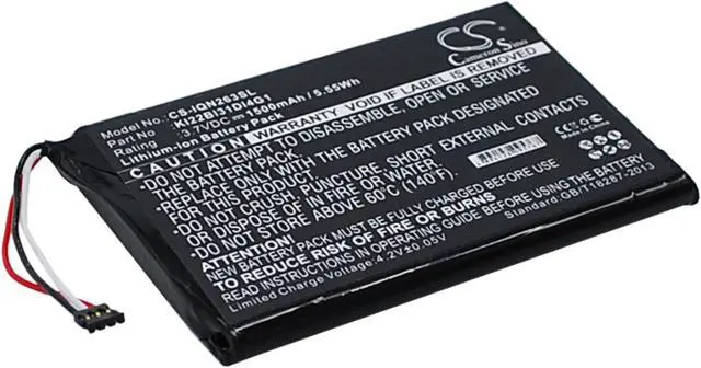 Alt view image 3 of 17 - 1500mAh Battery for Garmin Nuvi 2689LMT, 2639LMT, 2639LMT 6-Inch; KI22BI31DI4G1
