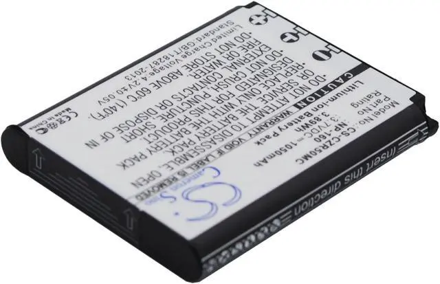 Alt view image 4 of 10 - 1050mAh NP-160 Battery for Camera CASIO Exilim EX-ZR50
