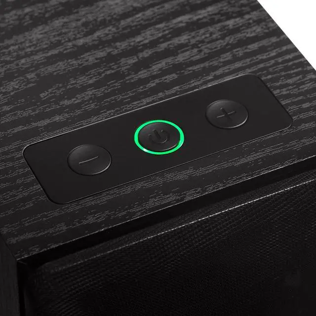 Alt view image 6 of 7 - Edifier R33BT Active Bluetooth Bookshelf Speakers, Black - Pair
