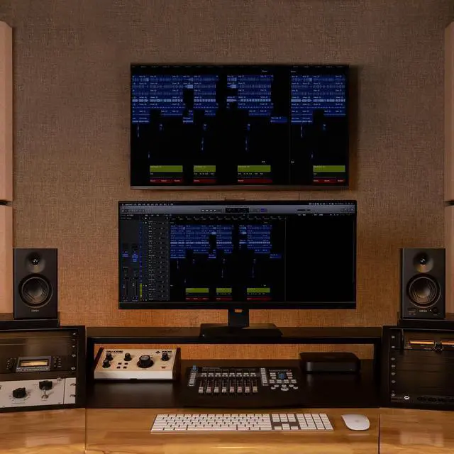 Alt view image 7 of 7 - Edifier MR4 Powered Studio Monitor Speakers, 4" Active Near-field Monitor Speaker - Black (Pair)