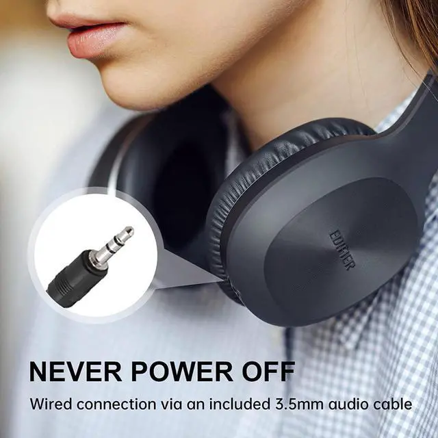 Alt view image 7 of 7 - Edifier W600BT Bluetooth 5.1 Stereo Headphones Over-Ear