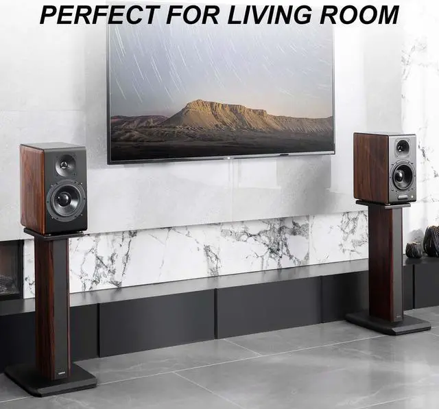 Alt view image 4 of 7 - Edifier S3000MKII Active Speakers, Powered Wireless Bookshelf Speakers with Aluminum Diaphragm Mid-Bass Drivers and Planar Magnetic Tweeters, Bluetooth 5.0 and Hi-Res Audio